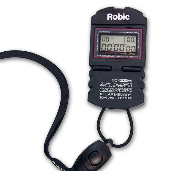 Longacre 22168 Robic Racing Lap Timer Stopwatch SC-505W