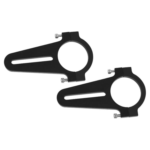 Longacre 52-22541 Mirror Brackets, Long, 1-1/2 Inch Roll Bar