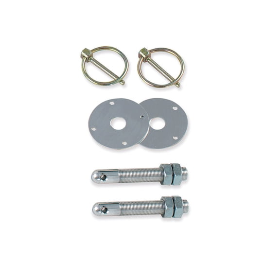 Longacre® 52-23502 Aluminum Hood Pin Kit, 1/2 Inch-20, Set/6