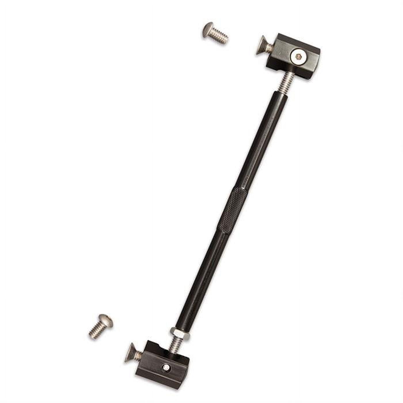 Longacre® 52-23760 Aluminum Support Rod, Black, 10 Inch