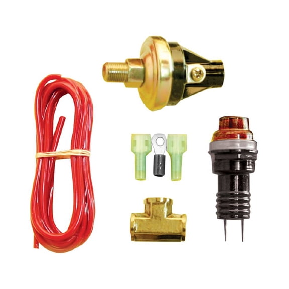 Longacre 52-40100 Gagelites Warning Light Kit, 15-20 psi Oil