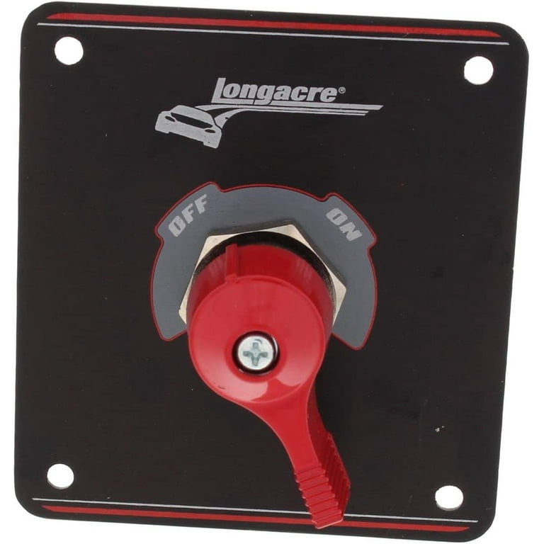 Longacre Battery Disconnect with Panel - 4 Terminal Longacre Battery Disconnect with Panel - 4 Terminal