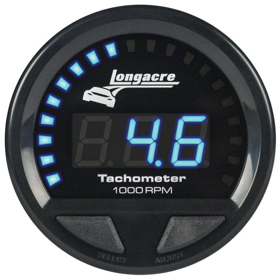 Longacre 52-46863 Digital Elite Waterproof Tach., 2-5/8 Inch