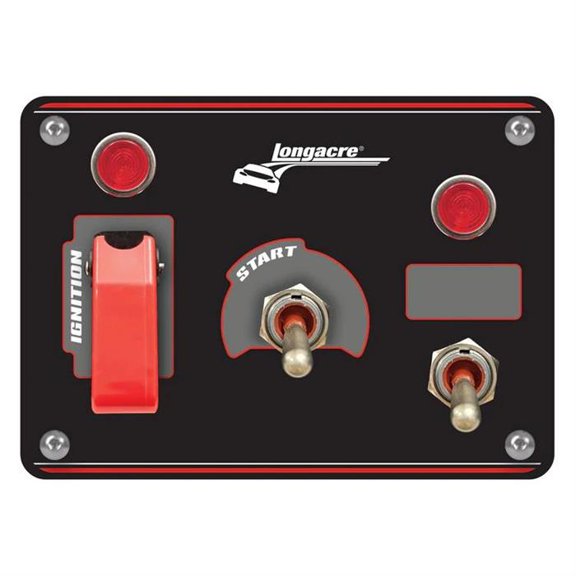 Longacre 52-48966 Elite Switch Panel, Start Switch/Ignition/1ACC