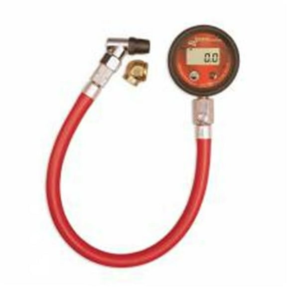 Longacre 52-53036 0-100 PSI Basic Digital Tire Pressure Gauge with Active Display