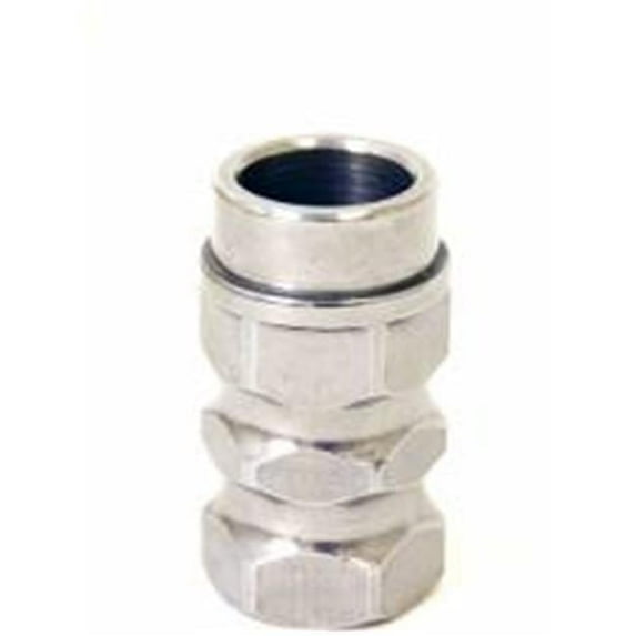 Longacre 52-56600 0.62 or 0.75 in. Aluminum Hex QD Steering Hub - Weld On
