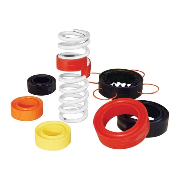 Longacre 52-61010 Coil-Over Spring Rubber - Clear