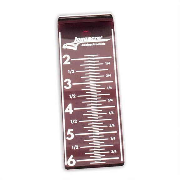Longacre 52-72988 Laser Chassis Height Checker Target, 6 in.