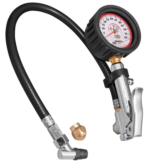 Longacre® 52-52009 Deluxe 2-1/2 GID Quick Fill Gauge 0-60 psi