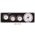 thumbnail image 1 of Longacre LON52-46908 Sportsman Oil Pressure, Water Temperature, Fuel Pressure & Tachometer Gauge Panel, 1 of 1