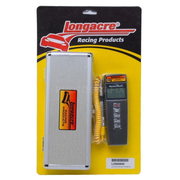 Longacre Racing 50640 AccuTech Deluxe Digital Tire Probe Pyrometer 500° °F/°C