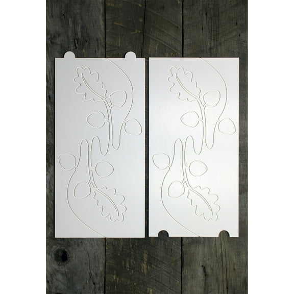 Longarm Quilting Groovy Pattern Boards Set of 2 Acorns Into an Oak Design