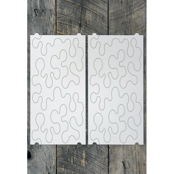 Longarm Quilting Groovy Pattern Boards Set of 2 All in Stipple Design
