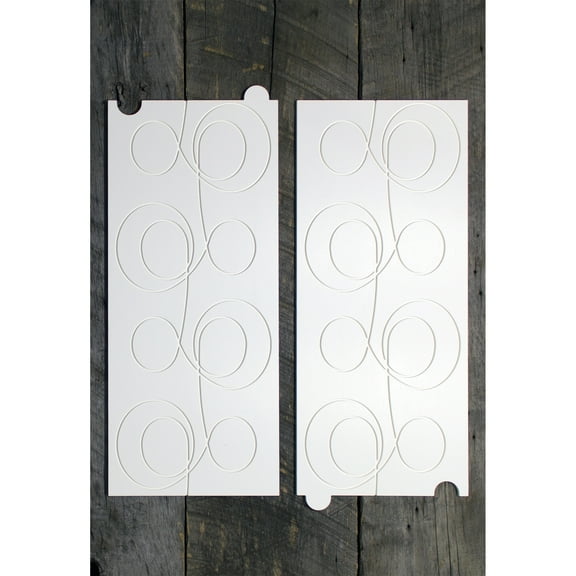 Longarm Quilting Groovy Pattern Boards Set of 2 Running in Circles Design