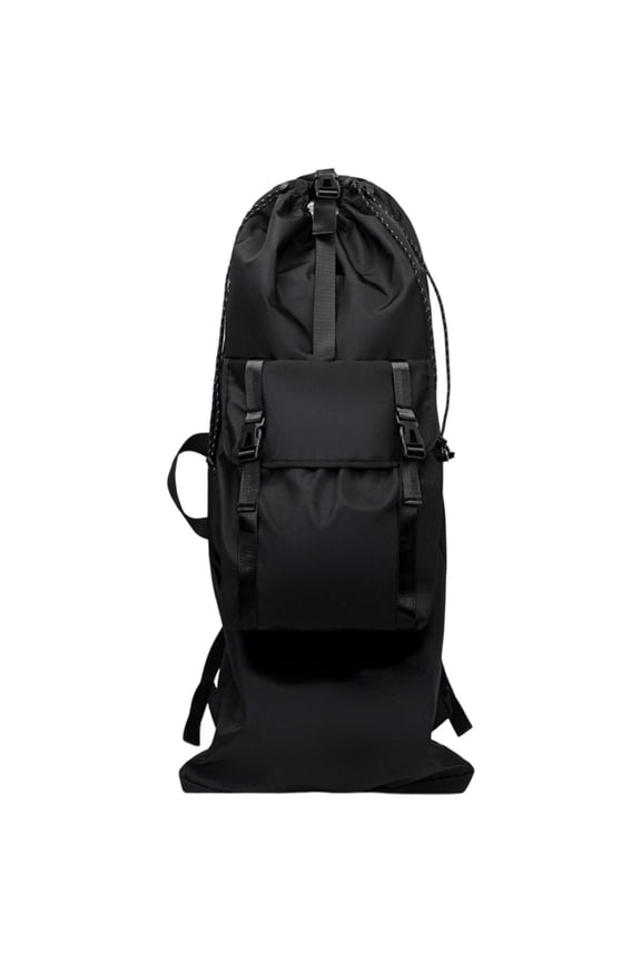Longboard Backpack Large Capacity Skateboard Backpack Skateboard Bag- Surf & Skate Carrier Backpack, Longboard Carry Bag (Black)