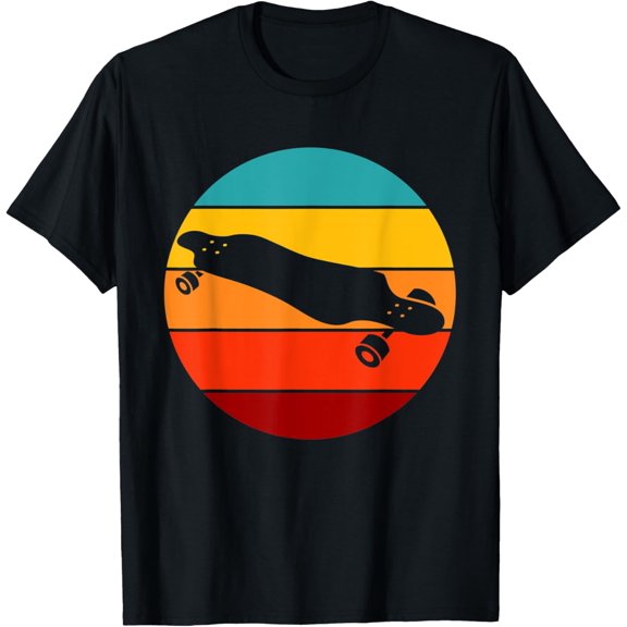 Longboard Retro Funny Longboarding Skateboard Graphic T-Shirt