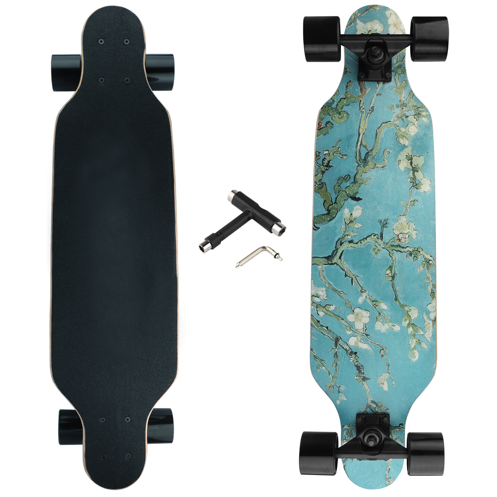 S4O Complete Full Size Standard Maple Deck Skateboard Black