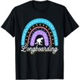 thumbnail image 1 of Longboarding Rainbow Longboarder T-Shirt, 1 of 4