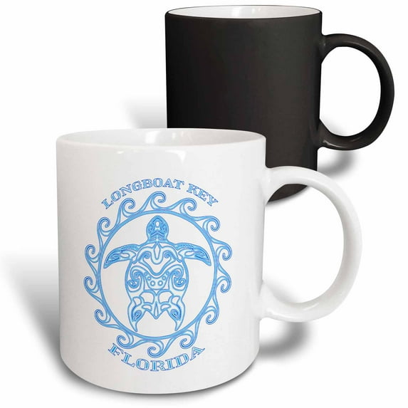 3drose, Longboat Key Florida Ocean Nautical Anchor If You Love Boating., 11oz Magic Transforming Mug