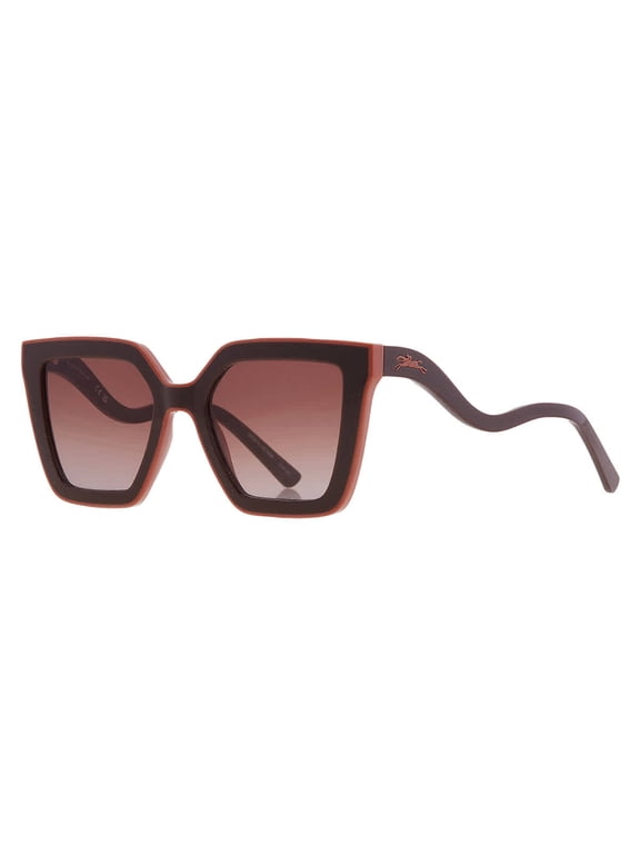 Brown Gradient Irregular Ladies Sunglasses LO792S 200 53