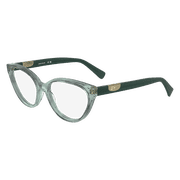Longchamp Cat Eye Eyeglasses LO2764 410 Textured Azure 53mm