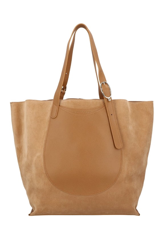 Complice XL Leather Tote, Brown