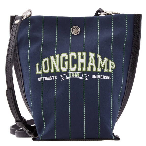 Longchamp Essential Extra Small Canvas Crossbody Bag, Blue