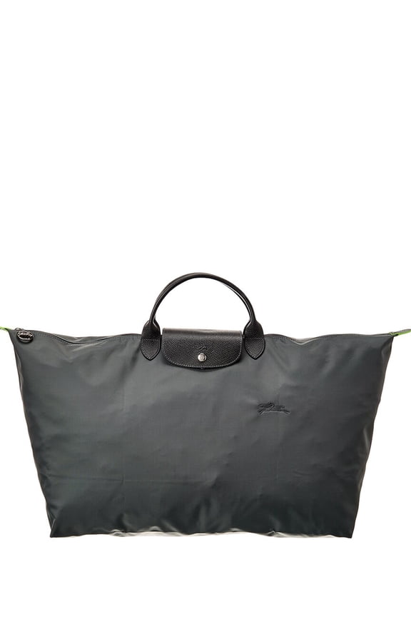 Female M Le Pliage' Grey Tote Bag With Embossed Logo In Recycled Canvas Grey