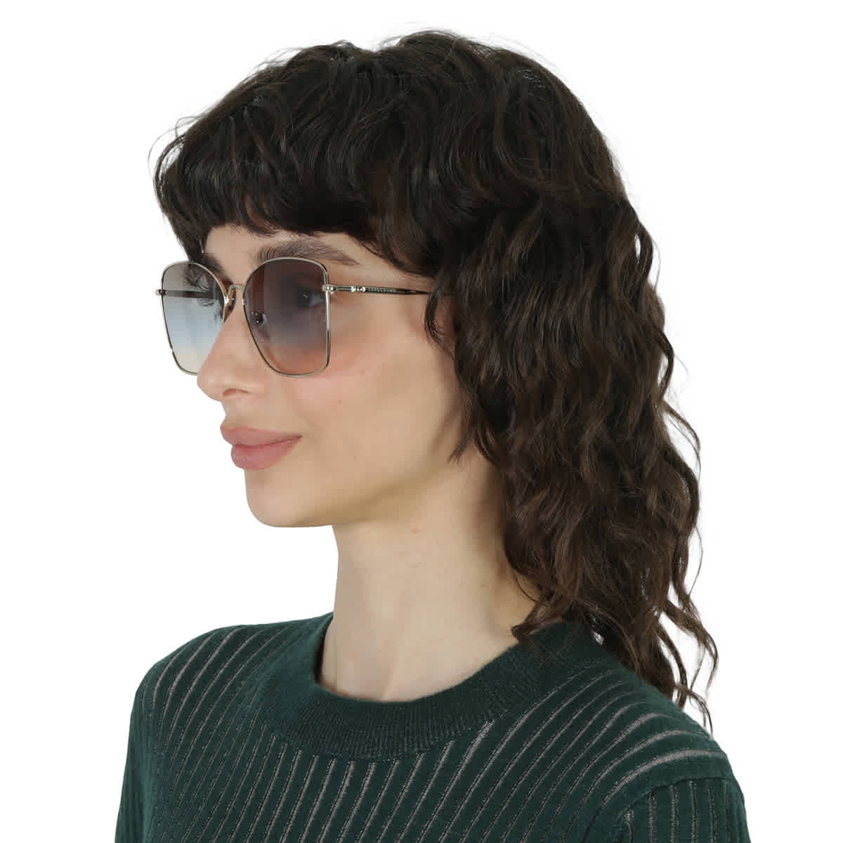 Longchamp Petite Pilot Sunglasses LO174S 716 Gold 57mm Longchamp Women main image 2