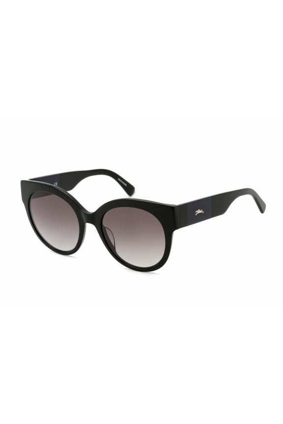 LO673S 001 Women's Black Plastic Full Rim Sunglasses