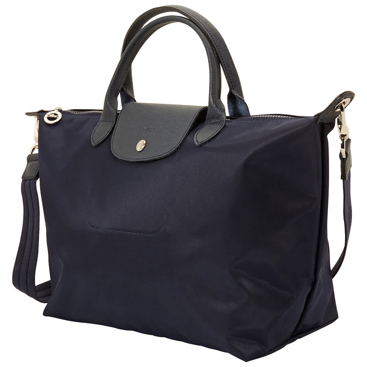 Longchamp Le Pliage Neo Top Handle Tote Bag In Black: Handbags