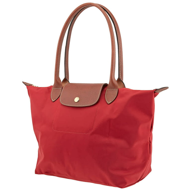 Longchamp Ladies Red Le Pliage Shoulder Bag S 