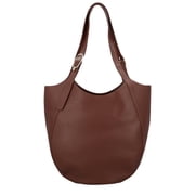 Longchamp Le Foulonn  Extra Large Leather Tote, Brown