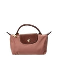 thumbnail image 1 of Longchamp Le Pliage Canvas Pouch, Pink, 1 of 4