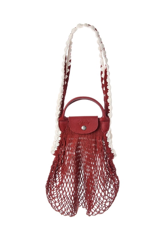 Le Pliage Collection Large Mesh Bag, Red