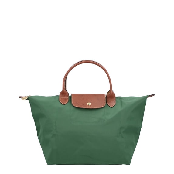 Longchamp Le Pliage Original Medium Canvas Handbag, Green