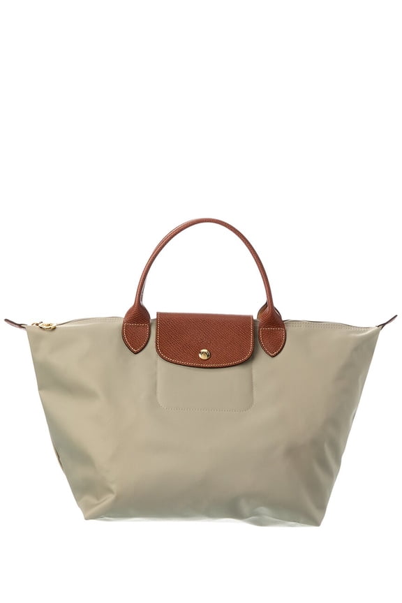 Le Pliage Original Medium Canvas Handbag, Grey