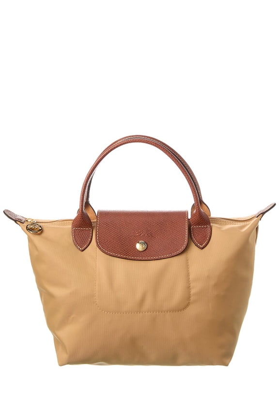 Le Pliage Original Small Canvas Handbag, Brown