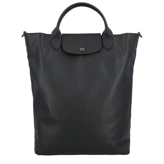 Longchamp Le Pliage Xtra Medium Leather Tote, Black