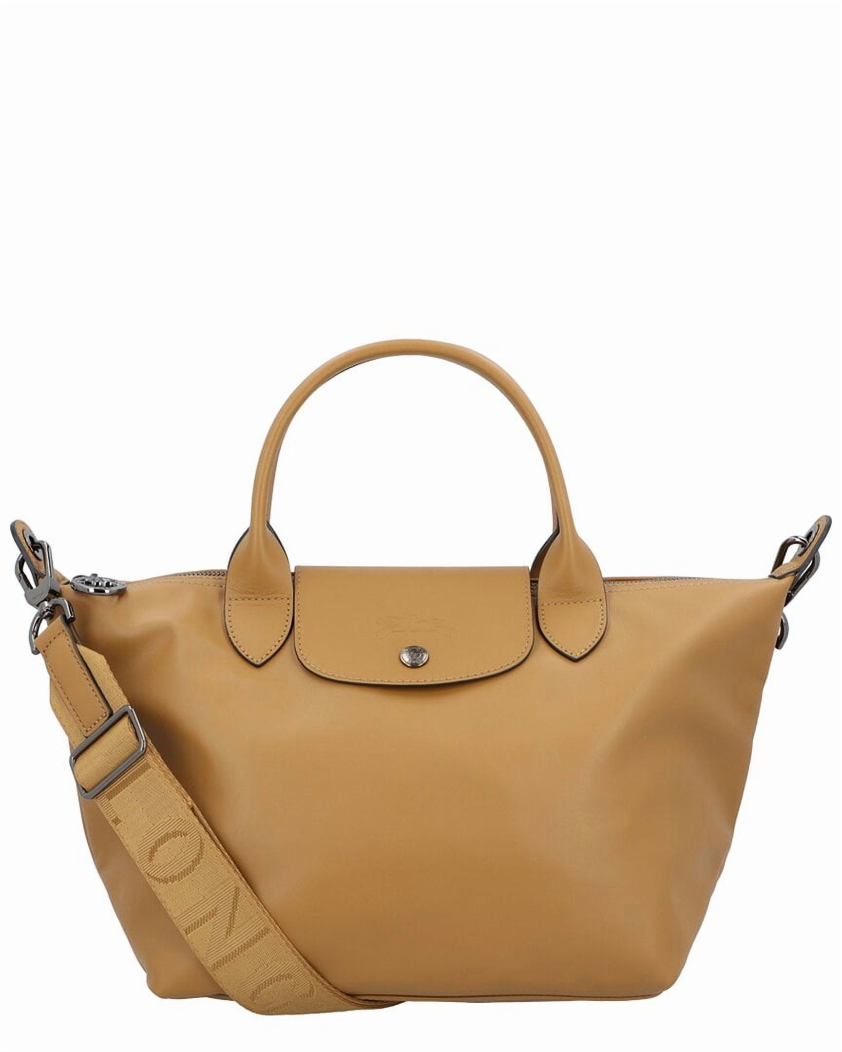 LONGCHAMP Le Pliage Xtra Small Leather Handbag, Brown