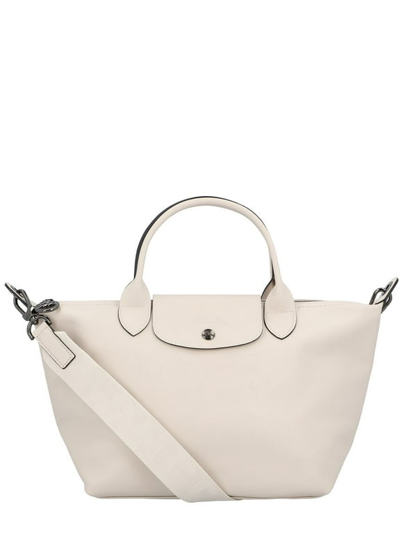 Le Pliage Xtra Small Leather Handbag, White