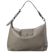 Longchamp Le Pliage Xtra XL Leather Hobo Bag, Grey