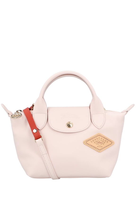 Le Pliage Xtra XS Leather Handbag, Pink