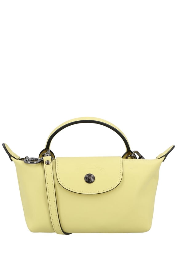 Le Pliage Xtra XS Leather Pouch, Yellow