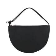 Longchamp Le Roseau Small Leather Shoulder Bag, Black