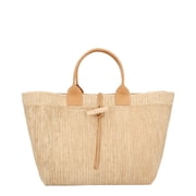 Longchamp Le Roseau XL Leather Tote, Beige