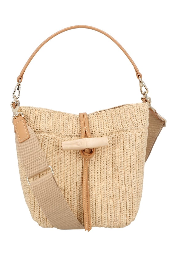 Le Roseau XS Bucket Bag, Beige