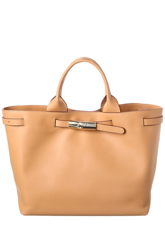Le Smart Leather Tote, Brown