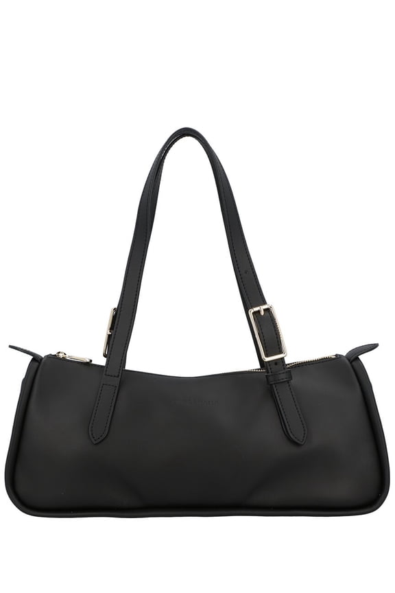 Looong Leather Shoulder Bag, Brown