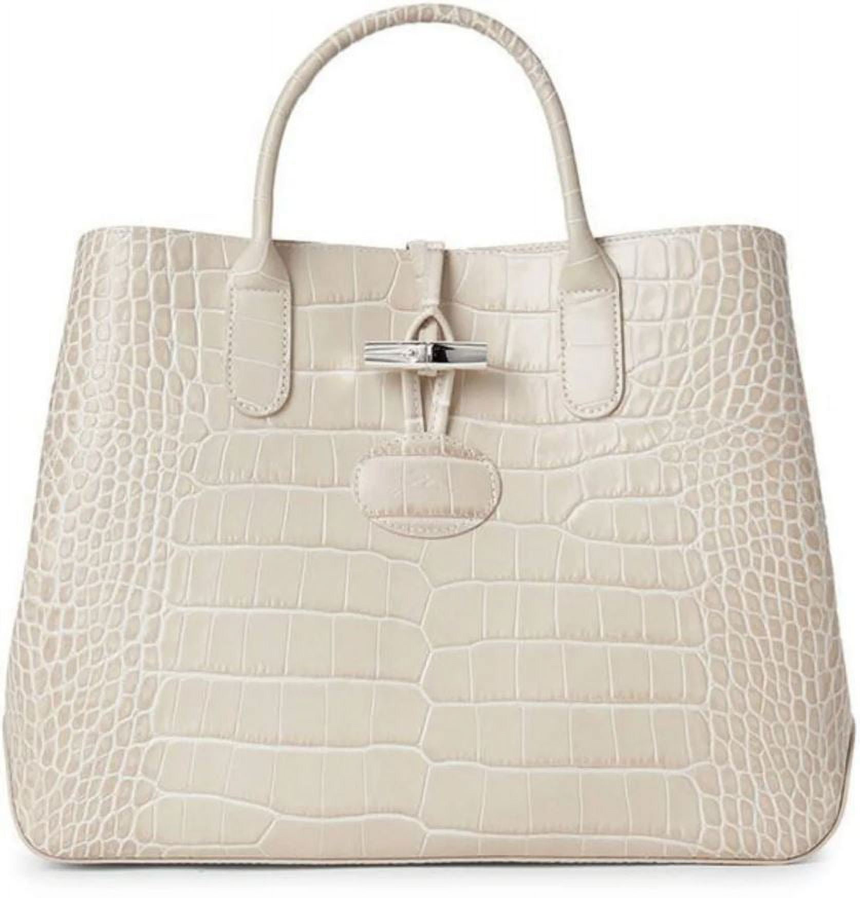 Longchamp ivory Medium Le Pliage Tote Bag